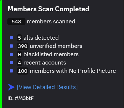 member scan foreground