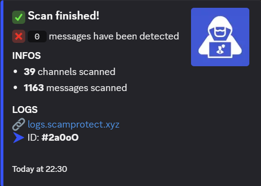 scam scan background